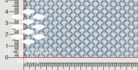 FQ 8 x 7 x 1 x 1 mm, walcowana, Siatka cięto-ciągniona z blachy stalowej DC01 - DC05