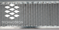 Stopień schodowy Public - z siatki cięto ciągnionej  - stal, ocynk ogniowy / 47x13x5x3 mm / 800 x 270 mm