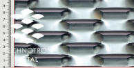 Siatka cięto-ciągniona Opinion TH 100 x 35 x 15 mm, 1.5 x 2000 x 1500,  z blachy stalowej DC01-DC05