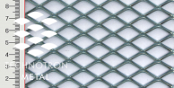 TQ 25 x 15 x 2,5 mm; 1,5x1000x2000 mm, Siatka cięto-ciągniona z blachy stalowej DC01-DC05