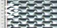 Siatka cięto-ciągniona Strong TH 47 x 18 x 8 mm, 1.5 x 1000 x 2000, z blachy Corten